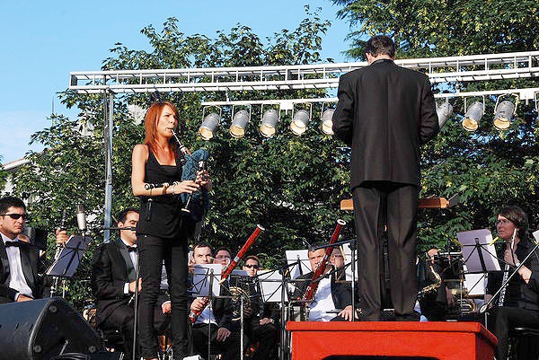 Concerto ca Banda Municipal da Coruña. 28-6-09