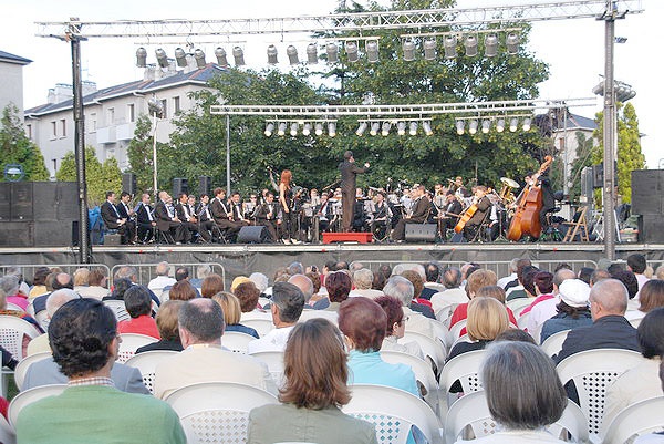 Concerto ca Banda Municipal da Coruña. 28-6-09